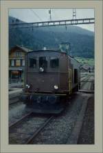 The old BLS Ce 4/4 316 in Leissigen.
