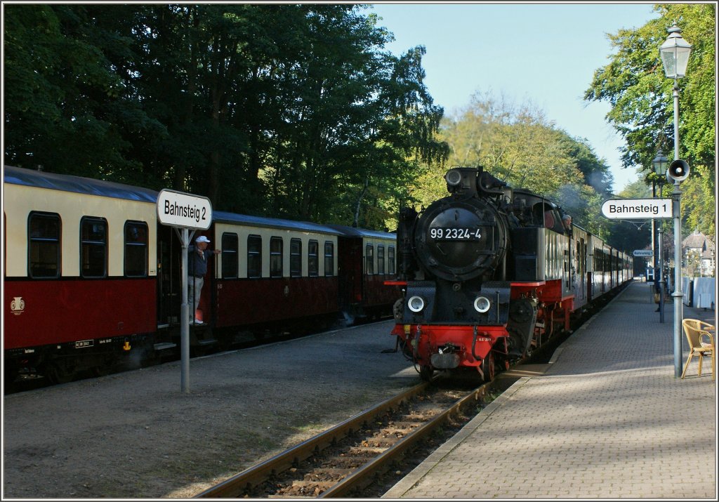 The Molli in Heiligendamm.
(20.09.2012)