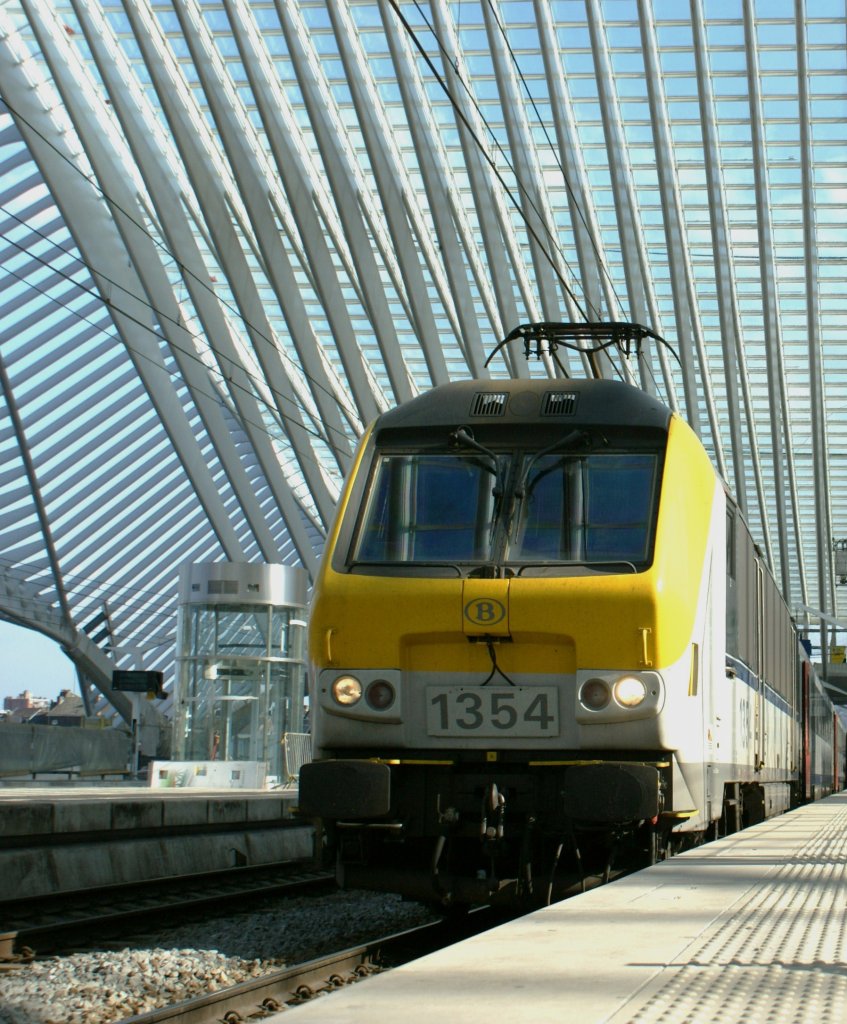 The SNCB 1354 in Lige.
30.03.2009