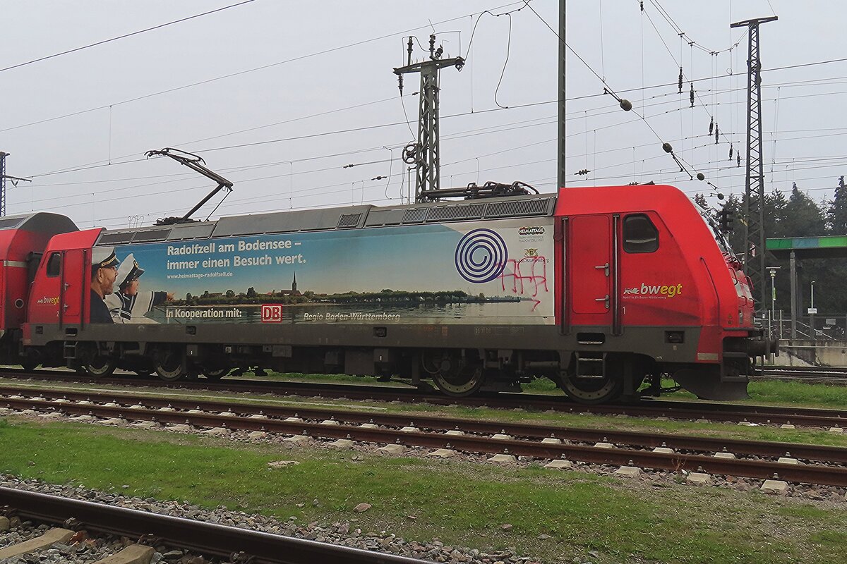 DB Regio 146 231 might use a wash-up, since her identity was only possible due to the advertisement for Radolfzell, and is seen stabled at Offenburg on 28 December 2024. 