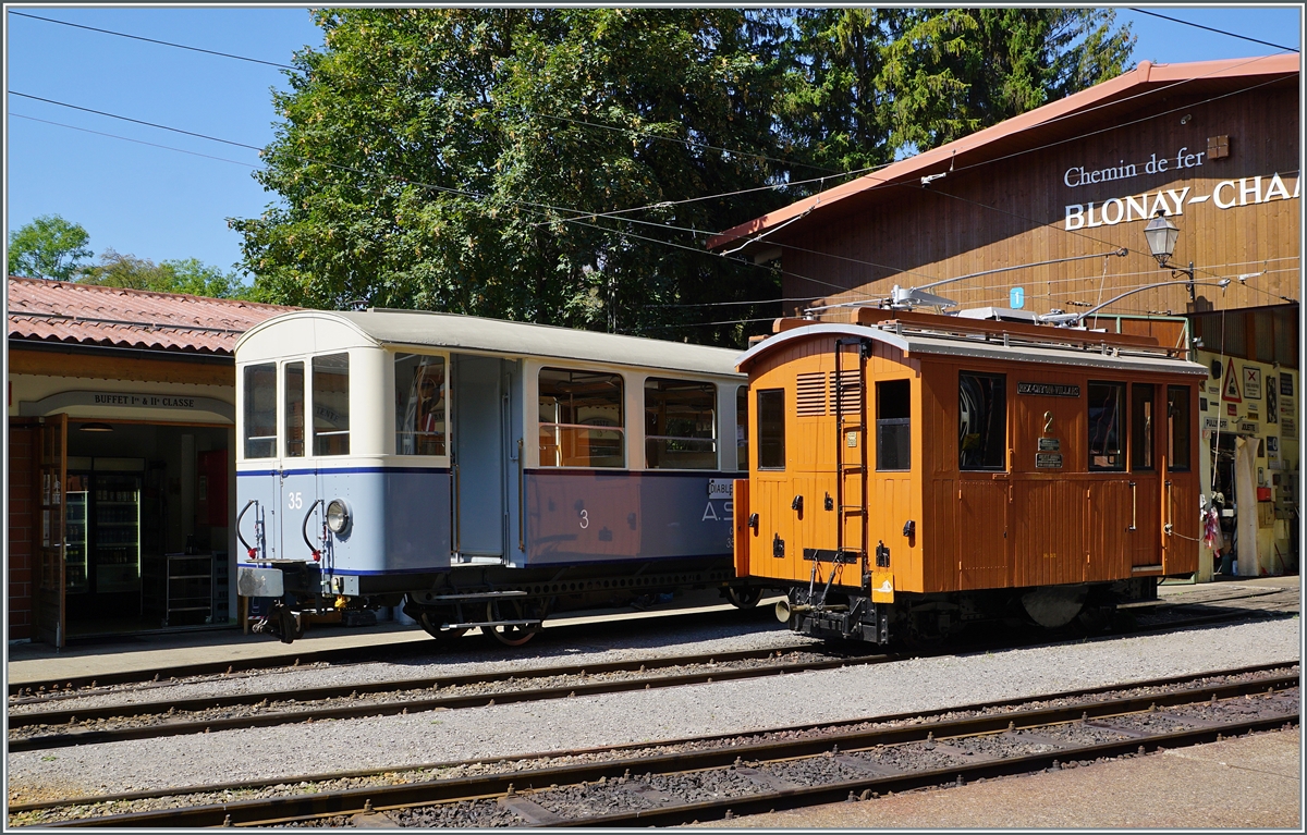  Le Chablais en fête  at the Blonay Chamby Railway. The BVB rack locomotive He 2/2 No 2 built in 1899 (SLM 1196/CIE) from the Blonay Chamby Railway is on display in Chaulin. Although the locomotive belongs to the Blonay-Chamby Railway, it can cannot be used on the Blonay Chamby Railway due to the lack of a cogwheel track. This is one of the few pictures of this locomotive where I managed NOT to cut off the pantograph, which was not that easy given its length. September 9, 2023