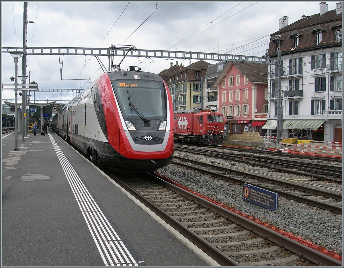 New since the timetable change: The IC 1 trains from Geneva Airport to St Gallen (and several others) make a stop in Renens VD. This means that the Lausanne train station, which is bordering on its limits, can be relieved somewhat. 

Jan 28, 2025