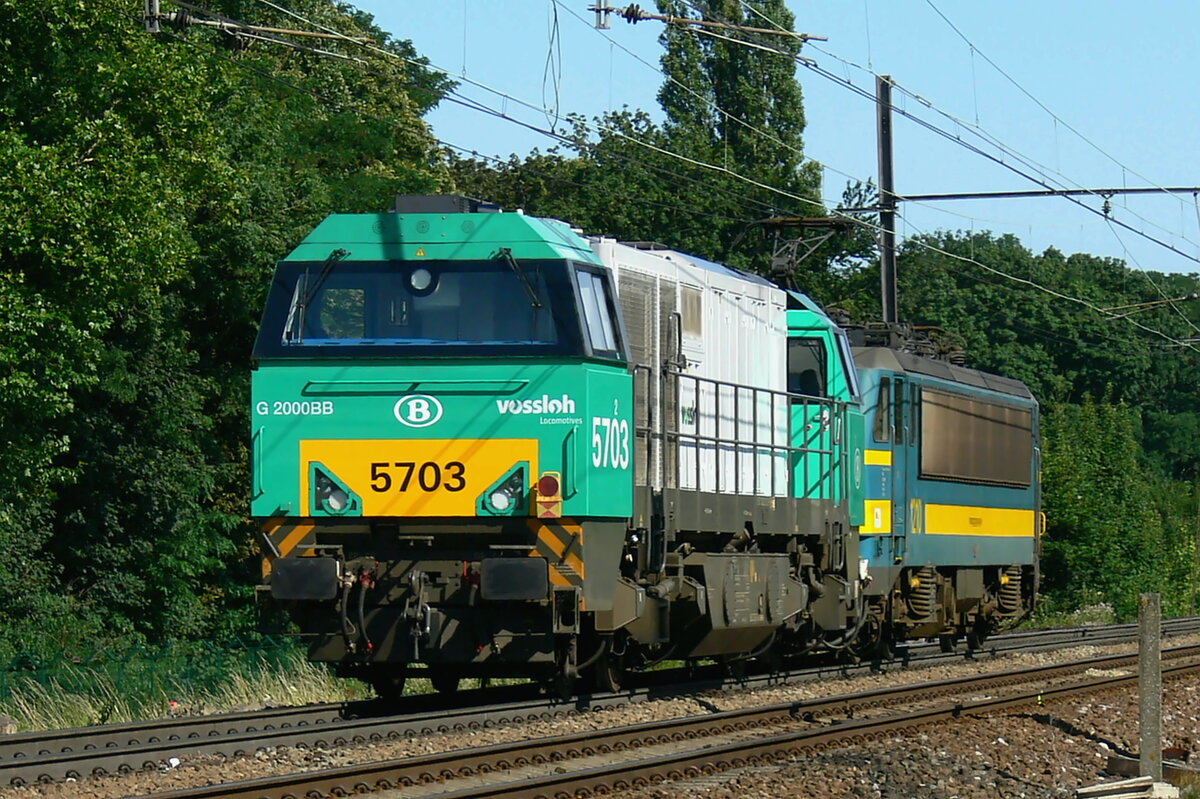 NMBS HLD 57 with a defect HLE 27
1-07-2010