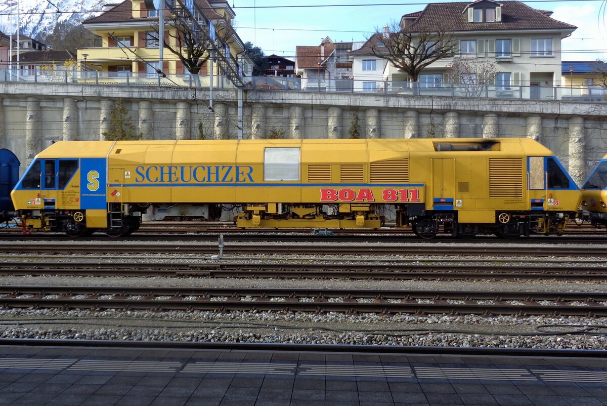 Scheuchzer BOA 811 stands in Spiez on 23 March 2013.