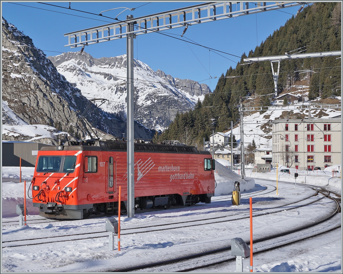 Unfortunately the MGB HGe 4/4 II 107 is still in Andermatt and is waiting for its next service.

Jan 21, 2025