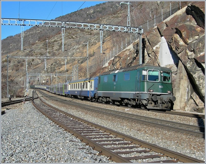 The Bls Re 4 4 503 With A Re To Brig In Lalden 09 02 08 Rail Pictures Com