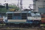 On a grey and rainy 22 May 2008, ZSSK Gorilla 350 006 awaits new duties at Breclav station.