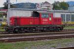 ÖBB 2068 029 waits at Villach Hbf on new tasks on 15 September 2024.