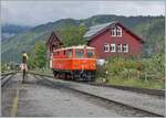 After a defect occurred in the BWB steam locomotive scheduled for today, the (ex) ÖBB 2095.13 was quickly brought to the shed in Bezau so that the morning train could run as planned.