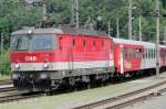 ÖBB 1144 238 calls at Schwarzach Sankt-Veit on 3 June 2015.