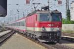 ÖBB 1144 249 calls at Wiener Neustadt on 31 May 2015.