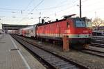 On 1 January 2017 ÖBB 1144 027 stands at Krems-an-der-Donau.