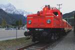 Electric shunter 1161 020 stands stabled at Lienz on 14 September 2024.