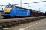 Engineering train with Infrabel 6238 stands at Gent Sint-Pieters on 22 May 2014.