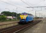 NMBS-InfraBel 6296 speedsthrough Antwerpen-Luchtbal on 21 May 2014.