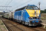 Weedfreetrain with 6315 passes through Antwerpen-Noorderdokken on 21 September 2016.