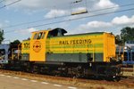 RRF 105 -a former NMBS Reeks 73- stands in 's Hertogenbosch on 11 June 2009.