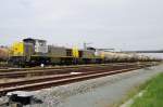 The full lime slurry train, 7771 heading, stands ready for departure at Lage Zwaluwe on 24 July 2015.