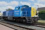 The first heavily modernised Diesel loco Class 77-78 of Infrabel, 7793, shiows herself at Baasrode Noord on 6 July 2024.