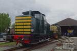 Former SNCB 8040, now SCM 260.040 stands at Maldegem during the SCM's annual Steam Weekend on 6 May 2023.