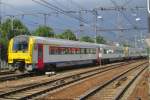 NMBS 4192 leaves Antwerpen-Berchem on 3 September 2015.