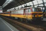 NMBS 1182 has just ended her journey from Bruxelles-Midi at Amsterdam Centraal on 4 August 1998.