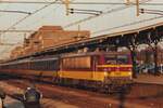 NMBS 1188 quits Roosendaal with the IC-Benelux on 5 November 2003.