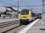 SNCB/NMBS Class 1334 with ICa Eupen - Oostende on Station Welkenraedt. 27.06.2010