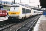 Scanbild of NMBS 1307 at Liege-Guillemins on 25 December 1998.