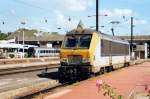 NMBS 1353 runs light through Metz-Ville on 20 May 2004.