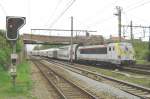 NMBS 1876 leaves Essen (in Belgium, not the Essen in the Ruhr-area) on 13 February 2012.