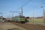 A sunny 13 March 2011 saw 2019 passing through Antwerpen Noorderdokken with a container train for Zeebrugge.