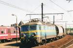 Scanned picture of NMBS 2227 with cereals train at Antwerpen Dam on 15 May 2001.