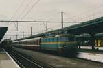 On a grey 19 september 2004 NMBS 2234 calls at Gent Sint-Pieters with former SNCF coaches. These coaches and Class HLE22 are all gone and the station of Gent Sint-Pieters is being completely rebuild.