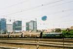 Quite rare: a freight train -headed by 2344- passing through Brussel Noord on 16 May 2002.