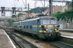 On 10 Sepetmber 1999 NMBS 2304 hauls a sister engine through Liége-Guillemins.