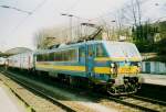 On 23 July 1998, NMBS 2740 stands ready at Aachen Hbf.

