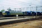 On 15 May 2002 NMBS 2733 stood with engineering train at Roosendaal Centraal.