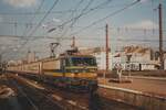 NMBS 2717 calls at Brussel Noord with a Peak-Hour train on 17 May 2002.