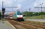 CoBRa 2839 with Benelux 2.0 (The Hague<->Brussels) passes Antwerpen-Noorderdokken on 30 May 2013.

