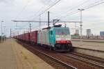 CoBRa 2824 speeds through Antwerpen-Luchtbal on 22 May 2014.