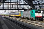 CoBRa 2842 has arrived in Amsterdam centraal with a Benelux-service from Brussels on 13 March 2015.