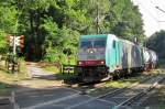 CoBRa 2805 passes Venlo Bovenste Molen on 29 August 2015.