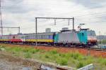 IC train passes Antwerpen-Luchtbal with 2812 at the reins on 21 May 2014.