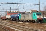 CoBRa 2820 passes through Antwerpen-Berchem on 29 June 2016.