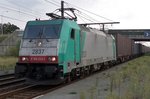 Container train with 2837 passes Antwerpen-Noorderdokken on 21 September 2016.