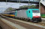 Do the Strand? Stranded on 12 August 2017 were some IC-Benelux, like this one with 2813 at Roosendaal because of engineering works between Dordrecht and Roosendaal (Netherlands) and a series of hitches, hick-ups and bad lucks between Roosendaal and Exssen (Belgium). 