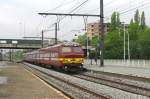 NMBS 816 enters Antwerpen Noorderdokken on 23 February 2012.