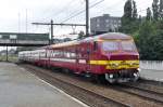 AM75 number 835 calls at Antwerpen-Noorderdokken on 19 June 2014.