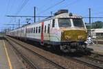 Fifty years old: NMBS 804 quits Lier towards Antwerpen Centraal on 11 June 2025.